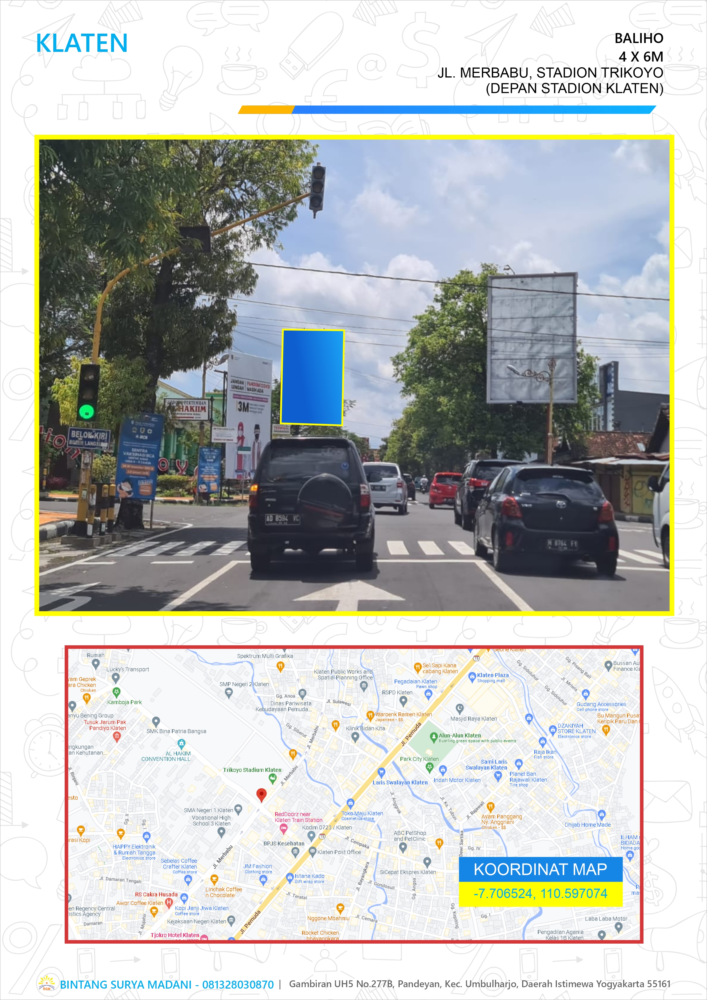 jl. Merbabu, Stadion Trikoyo 1
